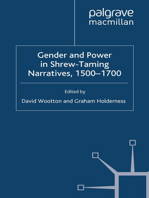 cover image of Gender and Power in Shrew-Taming Narratives, 1500-1700